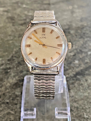 Vintage Roamer Gents 17 Jewel 2-Tone Manual Wind Swiss Watch. Recent Service