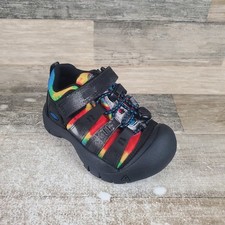 Keen Newport Kids Sandal Sz 8 Blue Black Original Tie Dye Toggle Adjustable Shoe