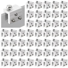 48PCS Standing Seam Roof Clamps Solar Panel Mounting
