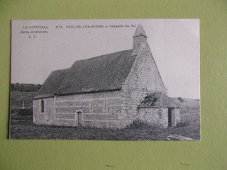CPA VEULES LES ROSES chapelle du val
