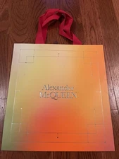 AUTHENTIC ALEXANDER McQUEEN Designer Shopping Bag Limited Edition