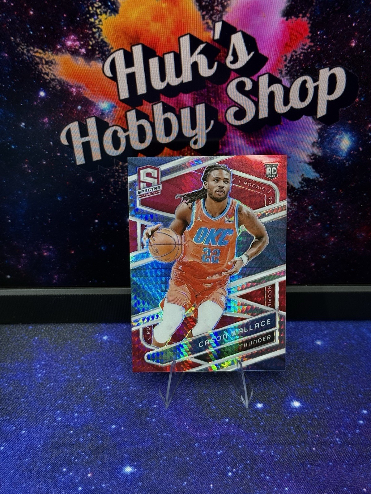 2023-24 Panini Spectra - Rookies Cason Wallace #164 Celestial Prizm /125 (RC)