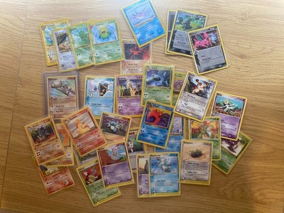 Vintage Pokemon Karten E Serie, Wotc und Ex Ära Bulk 33 Karten WOTC Restposten