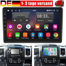 2+32GB Autoradio Android 14 Carplay Für Citroen Jumper Fiat Ducato Peugeot Boxer