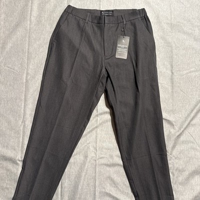 Athletic Fit Essential Pants 2.0 In Charcoal 32W X 30L Tailored Athlete