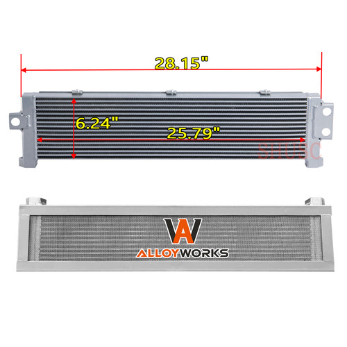 Oil Cooler w/ insect Screen For 2015-2020 BMW M3 M4 M2 S55 F80 F83 F82 F87 F8X - Picture 1 of 6