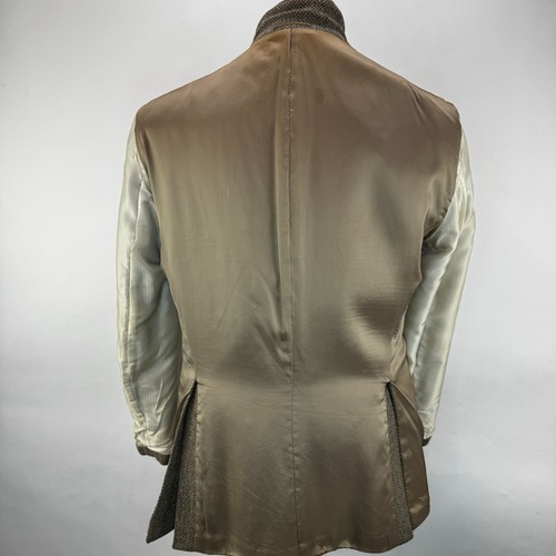 Vintage Magee Tailored Mens 44R Donegal Handwoven Tweed Fleck Herringbone - Picture 6 of 11