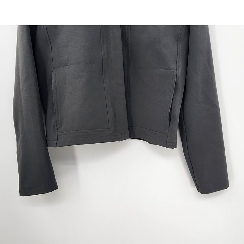 Marithe Francois Girbaud Gray Hidden Button Jacke… - image 4