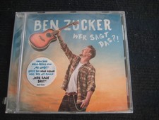 CD  BEN ZUCKER  Wer sagt das ?!  NEU & OVP  1...