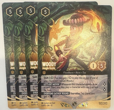 Disney Lorcana Woody 53/P3 Enchanted Non-Foil EN Hero Card Lot 4