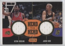 2000 Topps Stadium Club Head to Jerseys 42/50 Keyon Dooling Jason Kidd HOF 0n8