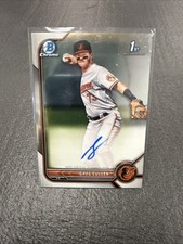 2022 Bowman Chrome - Prospect Autographs Greg Cullen #CPA-GC (AU, RC)