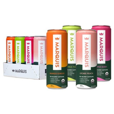 Natural Energy Drinks Sugar Free Zero Calories 100mg Organic Plant Based Caff...