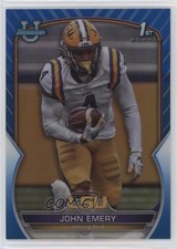 2022 Bowman U Chrome Blue Refractor 75/199 John Emery Jr John Emery #67 0i8b