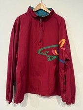 Giacca a vento vintage Reebok Greg Norman cotone uomo XL anni 90 squalo