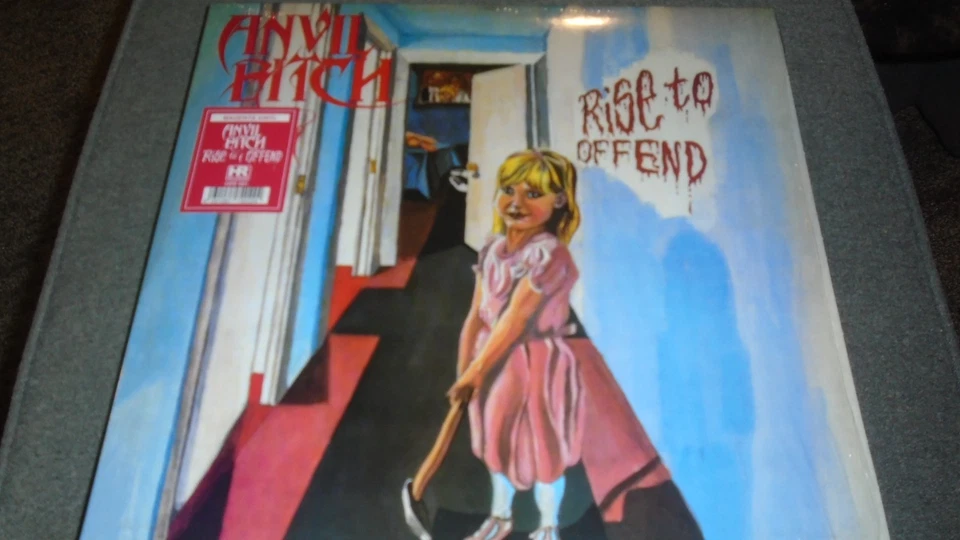 ANVIL BITCH Rise to Offend LTD Color LP HR Records thrash New Renaissance  RARE - Image 2 of 3