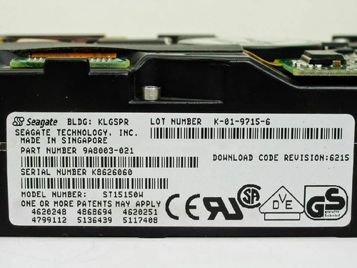 9A8003-021 seagate 4295MB SCSI-2 fast hard drive half height zbr 1,7R 3.5 4.2MB - Afbeelding 4 van 6