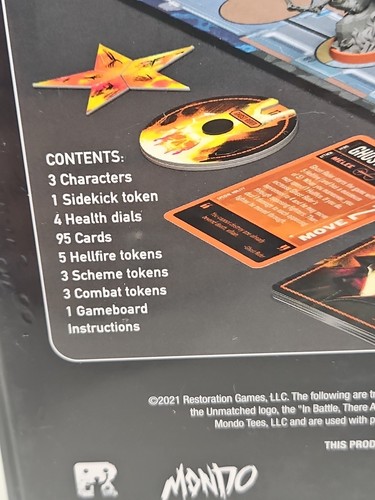 Inigualable Marvel REDEMPTION ROW Luke Cage vs Ghost Rider vs Moon Knight Juego Nuevo - Imagen 6 de 6