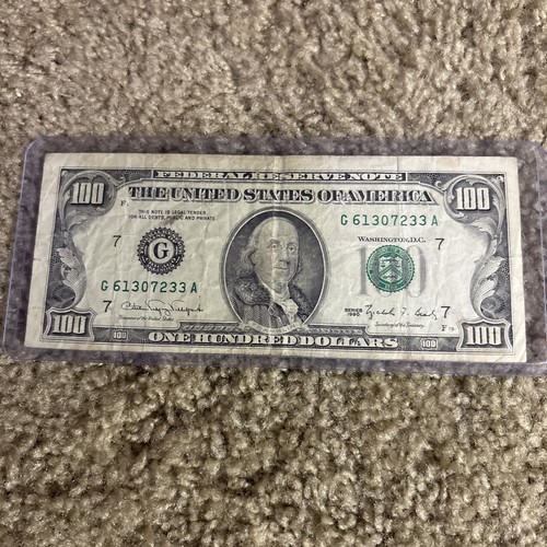 Federal Reserve 100.00 Dollar Error Bill