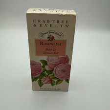 Crabtree Evelyn Rosewater Bath Shower Gel 8.5 0z New in Box C-38
