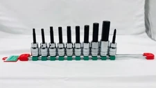 KTC Professional JDM Mechanic Hex Bit Socket Set 1/2" Drive 10pc TBT410H Japan