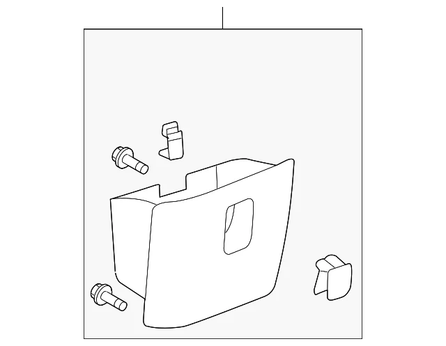 Panel de instrumentos de ébano genuino GM 84775260 puerta compartimento 8 Foto 2 de 3