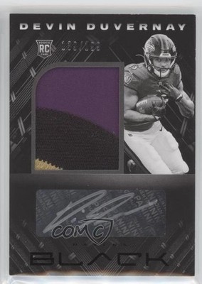2020 Panini Black 132/199 Devin Duvernay #234 RPA Rookie Patch Auto RC 0g27