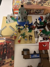 LEGO Western 6763 Rapid River Village 6762 Western Fort 6764  (see description)