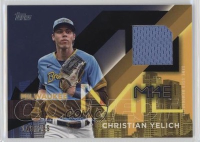 2024 Series 1 City Connect Swatch Collection Black 148/199 Christian Yelich 0lm