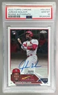 85269265 Jordan Walker 2023 Topps Chrome #RA-JWA Auto RC PSA 10 Rookie