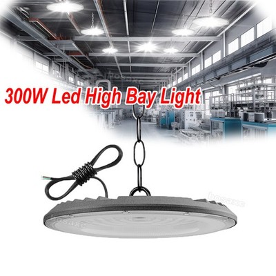 1 Pcs 300W UFO Led High Bay Light Commercial Industrial Warehouse Garage Light