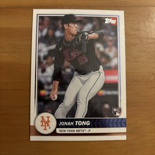2026 Topps Flagship #48 Jonah Tong RC Flagship NY Mets