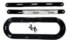 SCHWARZ GLANZ Logo Halter Emblem für Zubehör Kühlergrill für Audi A1 GB ab 2018-