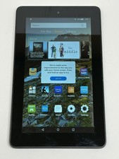 Amazon Kindle Fire 7 5th Gen. Tablet Black Great Condition 16GB SV98LN