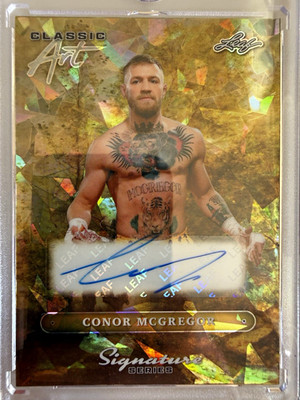 Leaf 2025 Classic Art Signature Series Conor McGregor Autogramm CA-CMG 1/1