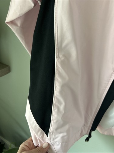 Foot Joy Dry Joy Golf-Regenjacke Damen Large pink & schwarz durchgehender Reißverschluss gerafft gebraucht, in einwandfreiem Zustand - Bild 12 von 15
