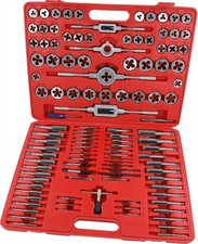 115pc Tap And Die Set Metric & Imperial Thread Cutting Tool