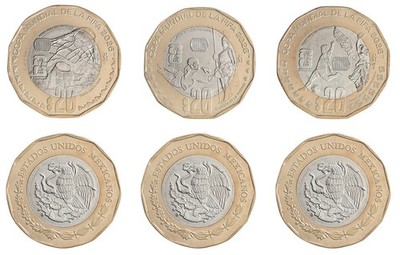 Mexico 20 Pesos, 3 Pieces Set, 2026, Mint, Commemorative, 2026