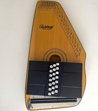 Oscar Schmidt OS120CN Autoharp Natural Finish Adjustable Bridge w/ Bag