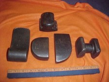 Auto Body Dolly Five Old Hand Anvil Dollies Shop Hammer Tools