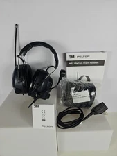 3M Peltor WS LiteCom Pro III Bluetooth Headset- W/Charger, Battery & 2x Ear Pads