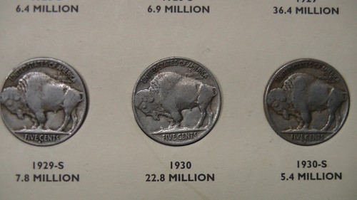 29 INDIAN HEAD BUFFALO NICKEL COINS CIRCULATED SET LOT GROUP COLLECTION P D S - Picture 19 of 22