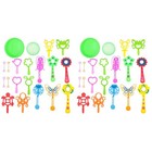  6 Sätze Bunte Bubble Zauberstab Set Außerhalb des wehenden Bubble Makers für