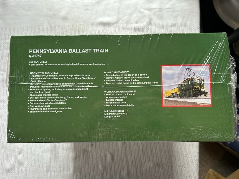 O Lionel 6-31747 Pennsylvania Ballast Train Pack - (SEALED IN BOX) - Image 4 of 4