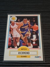 1990-91 Fleer - Mitch Richmond #67 Sharp Looking Card 