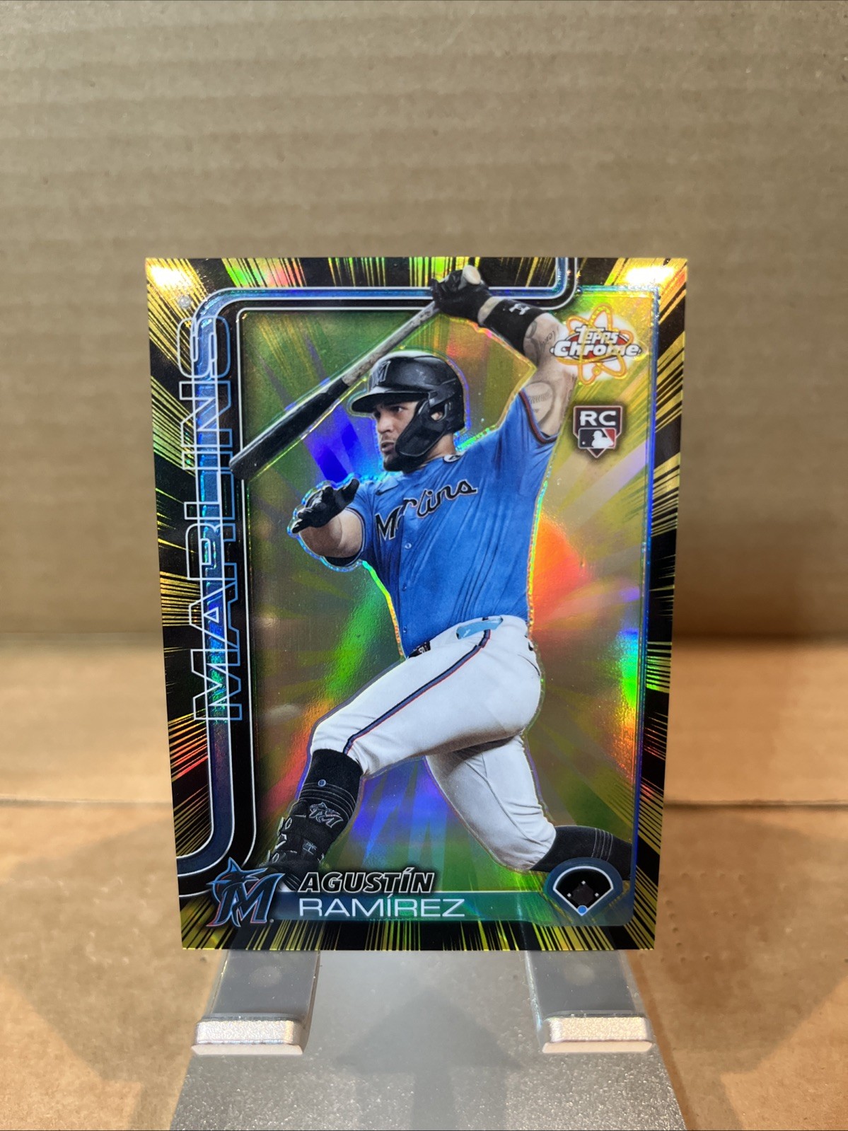 2025 Topps Chrome Update Agustin Ramirez RC Rookie RADIATING ROOKIES #RR-32