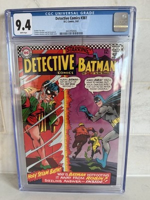 Detective comics # 361 1967 DC CGC 9.4 High Grade White Pages