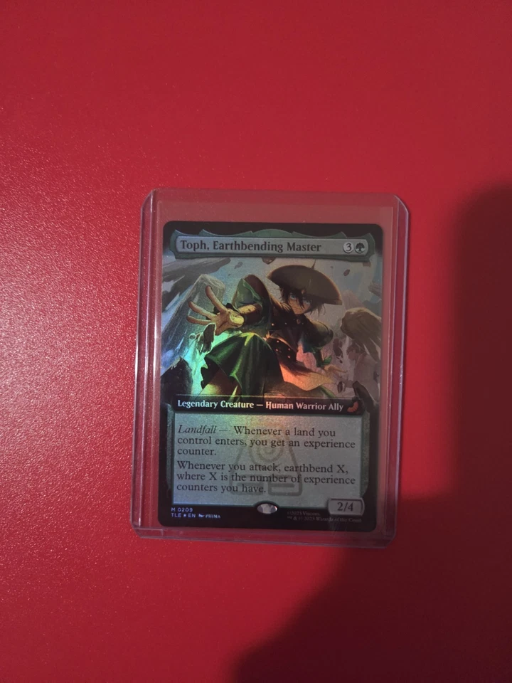 Toph Earthbending Master - Foil Extended Art NM Mythic MTG TLA TLE Avatar - Image 2 of 3