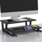 Monitor Stand Riser 2 Tier, monitor stand for desk with Phone Holder and Cabl...