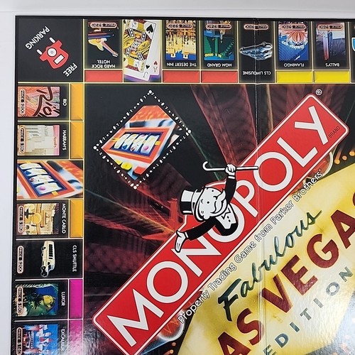 Monopoly Las Vegas Edition 100% Complete Board Game 2000 Parker Brothers - Picture 13 of 23